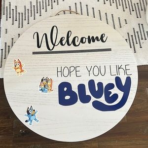 Custom Bluey Sign